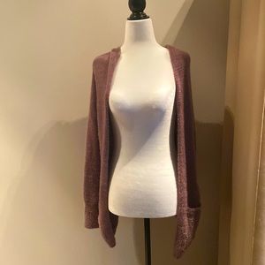 garage small burgundy cardigan